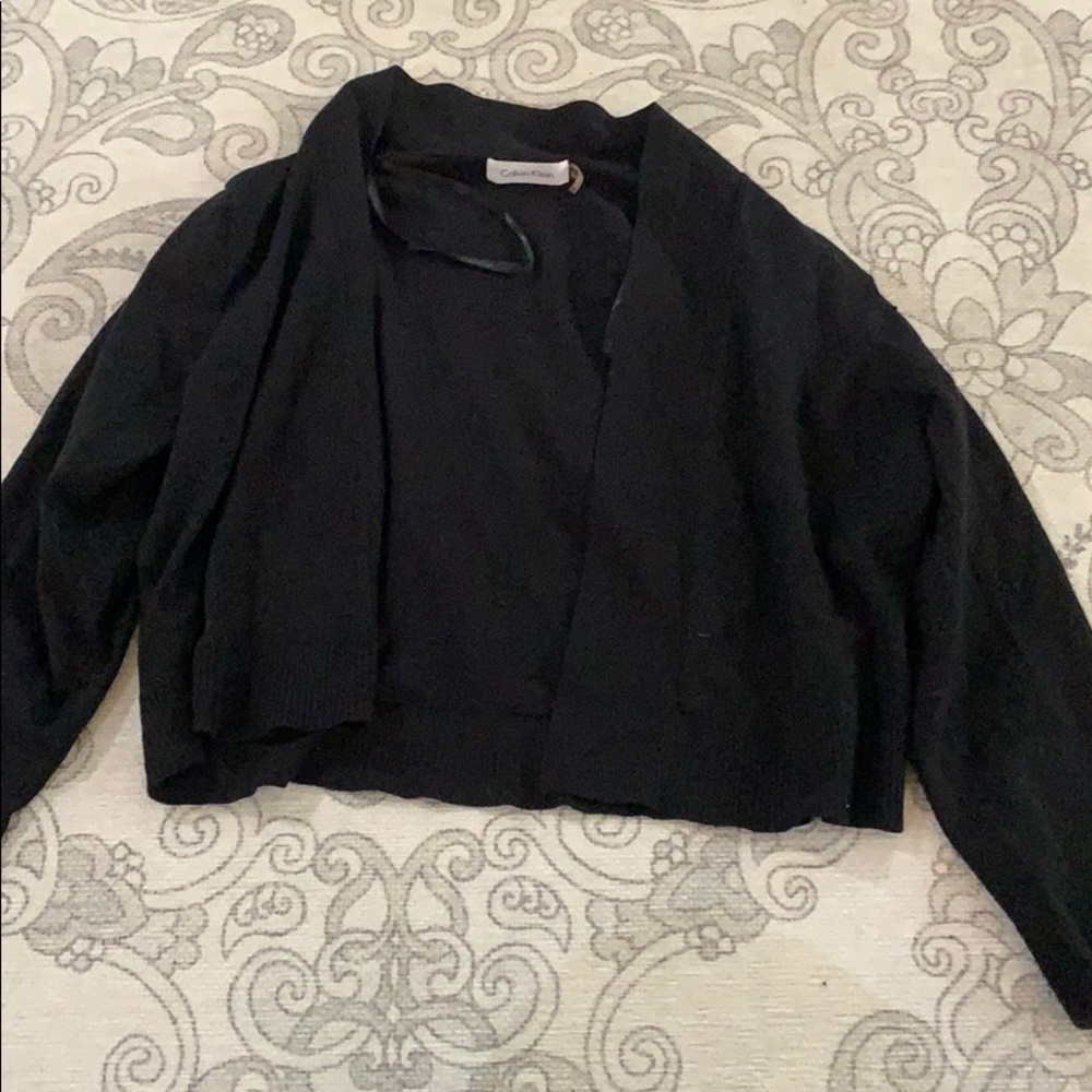 Calvin Klein Black Dress Shrug